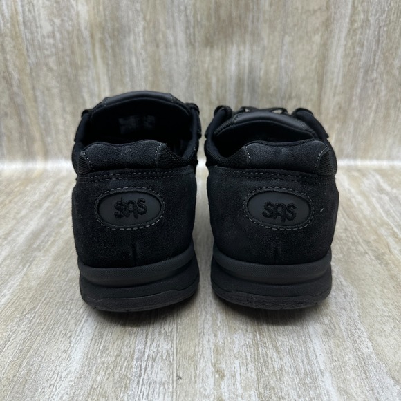 SAS Journey Suede Mesh Shoes Men 10.5 WIDE Black Lace Up Sneakers Tripad Comfort main image 9
